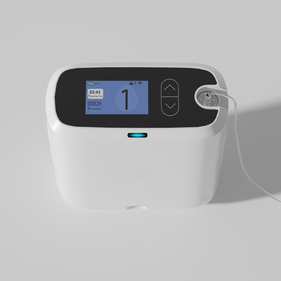 portable oxygen concentrator with battery