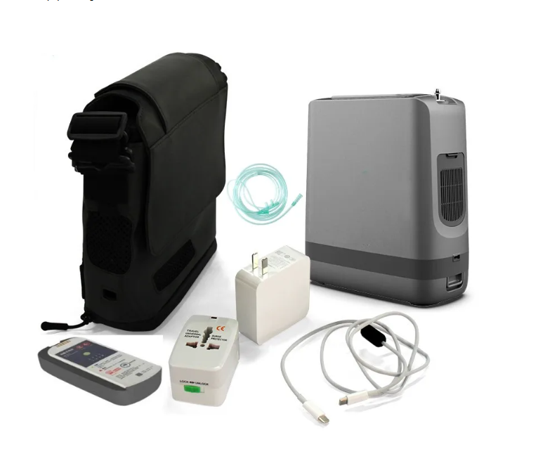 Portable Pulse Oxygen Concentrator Build-in Battery 1-5L setings