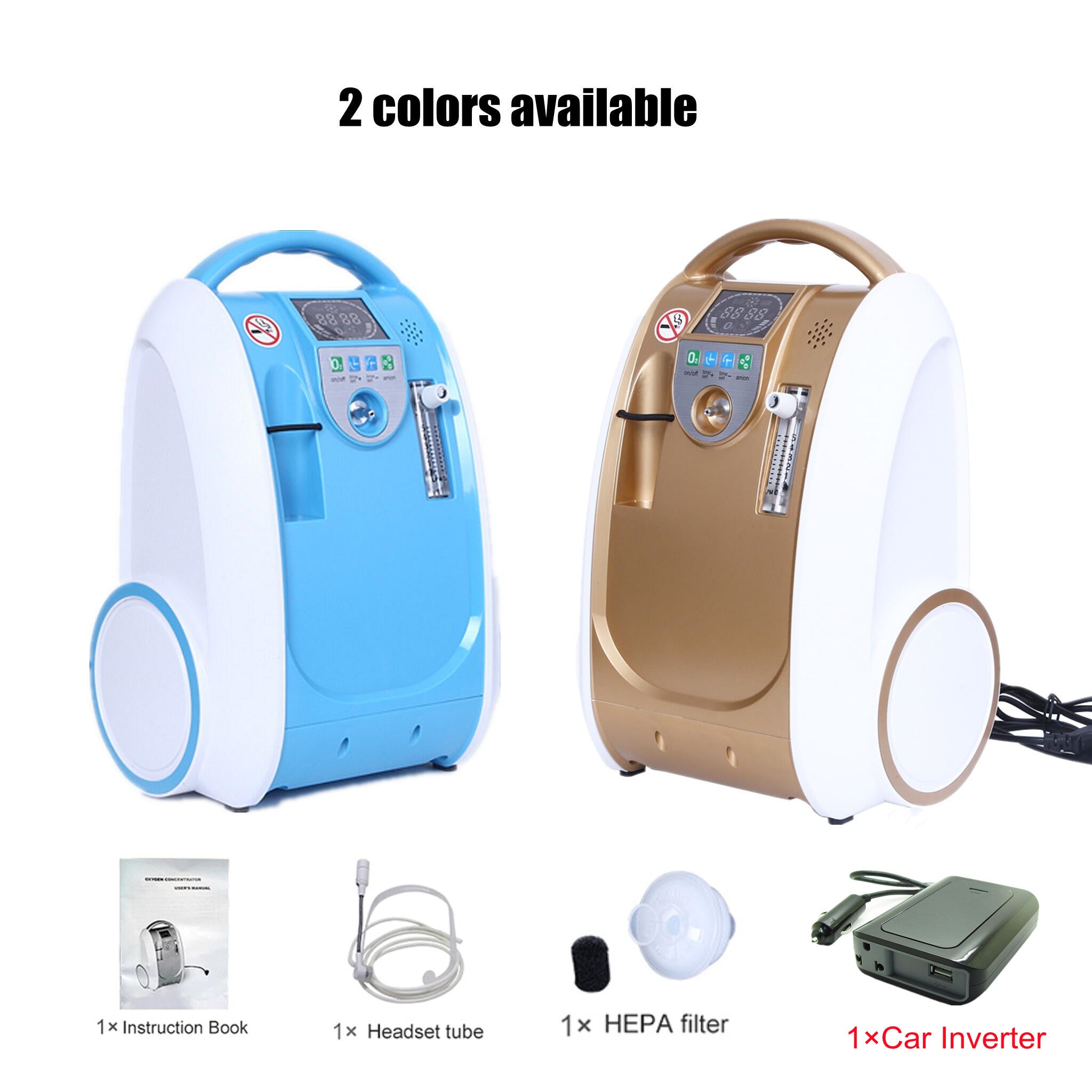 oxygen concentrator continuously flow