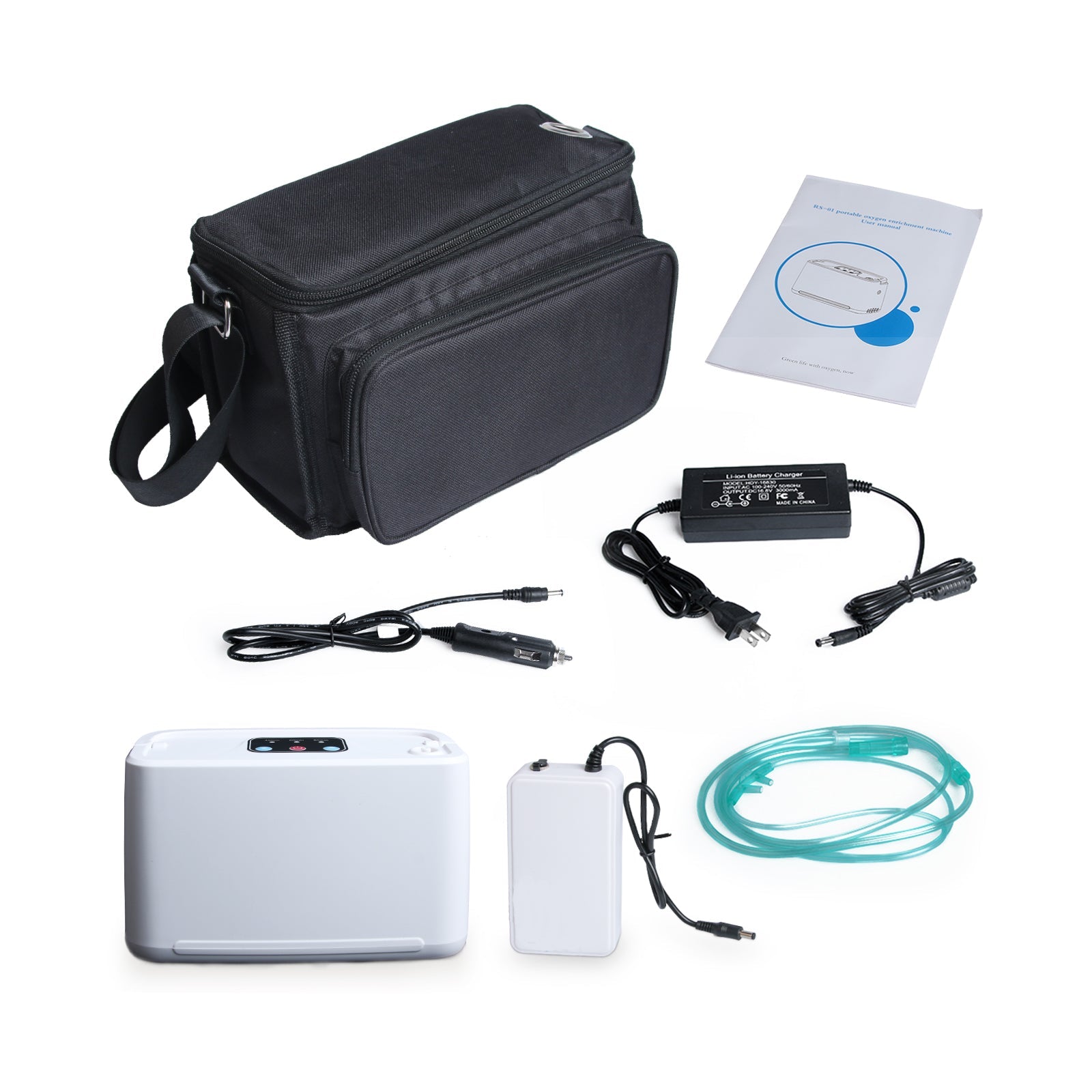 battery operated portable oxygen concentrator
