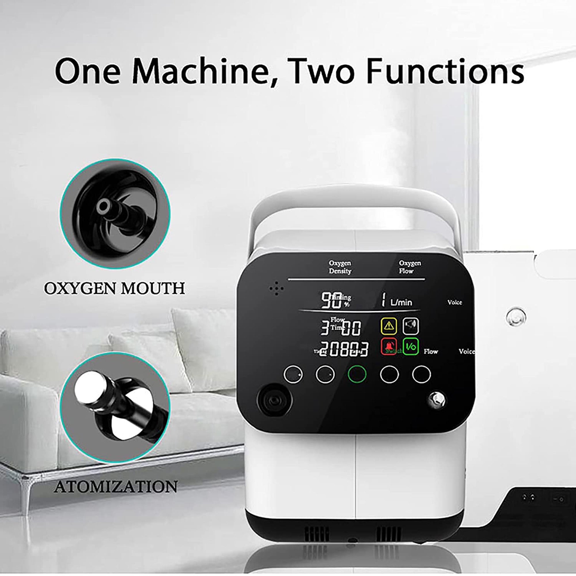7L Home Oxygen Concentrator YZ-1SW - COXTOD