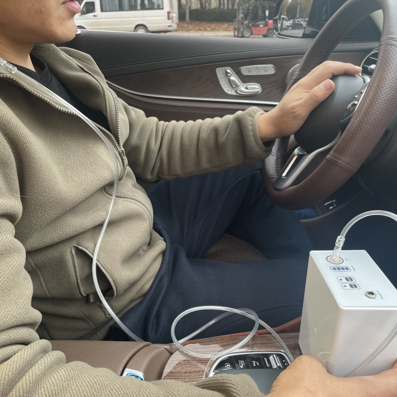 1L 2L 3L Adjustable Flow Portable Oxygen Concentrator with Battery POC-01A