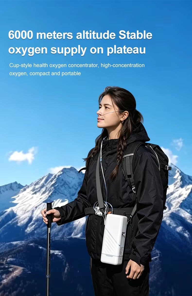 Portable Oxygen Concentrator Constant Flow Battery Backup 1009S